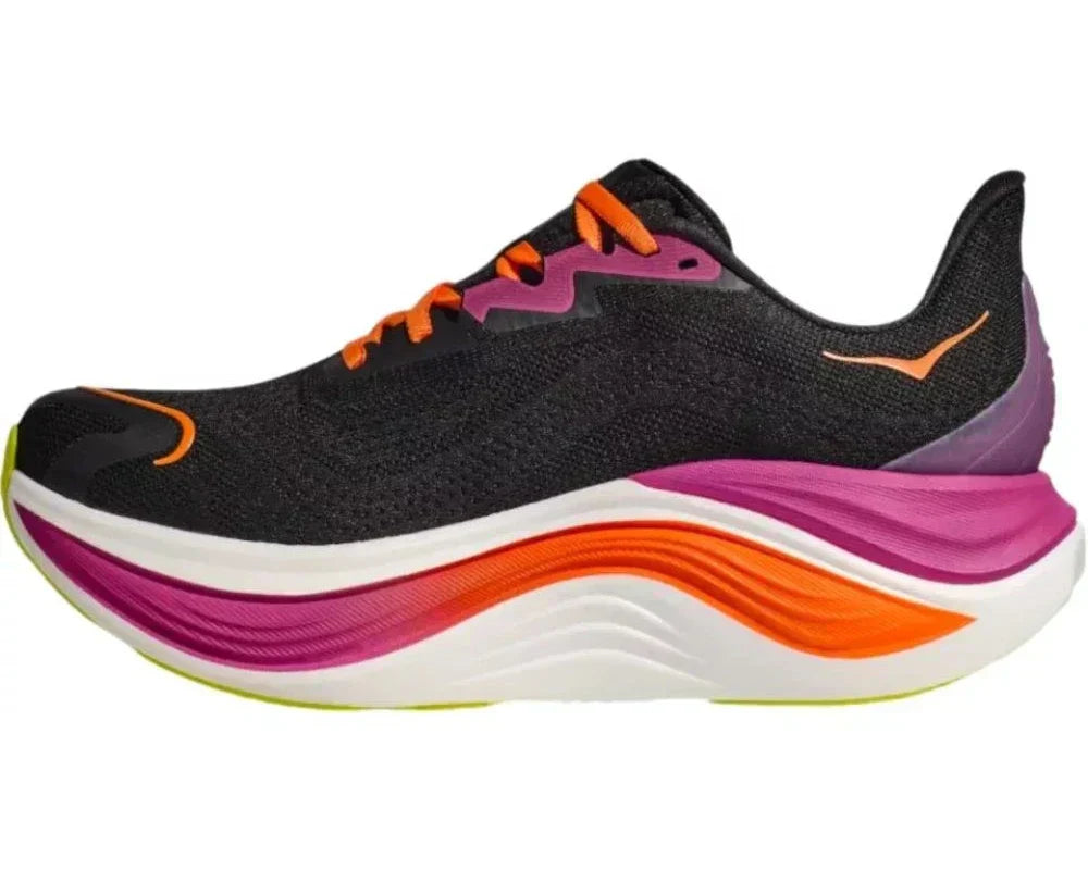 Tênis Hoka Skyward X Preto/Rosa